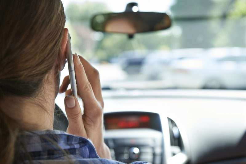 Talking while driving