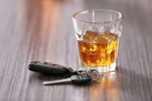 Liquor and car keys
