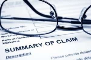 Insurance claim form