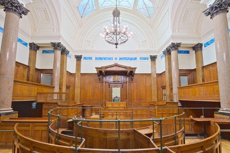 Grand courtroom