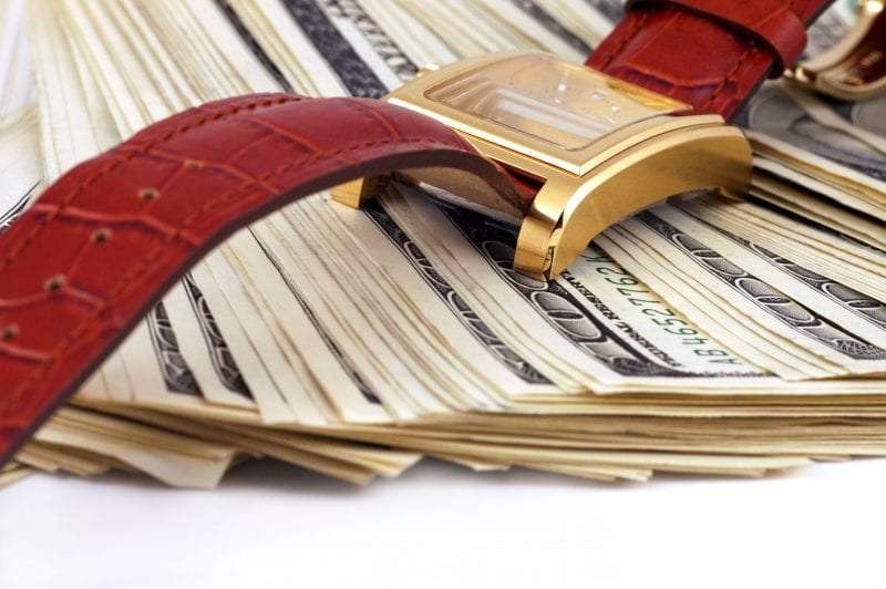 Money and a watch