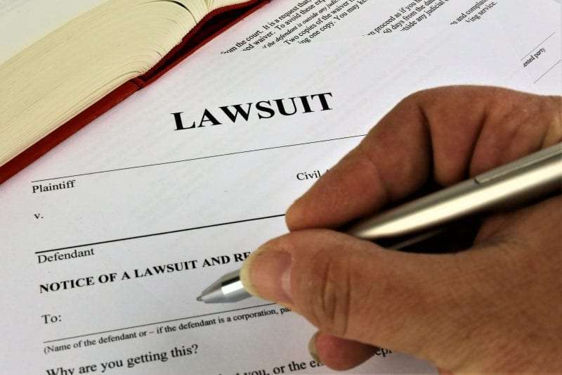signing a lawsuit