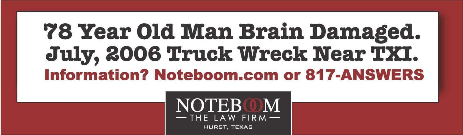 Noteboom Injury Lawyers Billboard